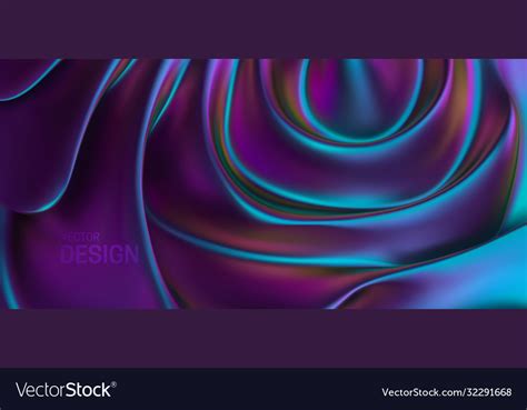 Neon Organic Backdrop Abstract Background Vector Image