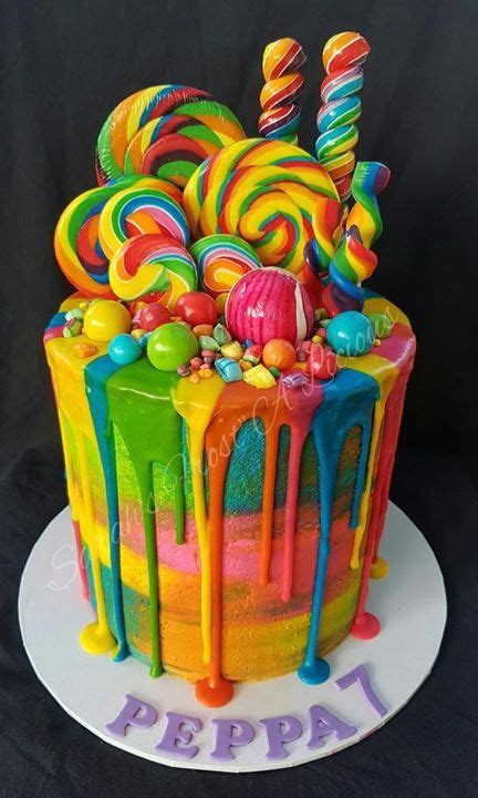 Rainbow Candy Cake By Sarah S Frost A Licious Candy Birthday Cakes Rainbow Birthday Cake