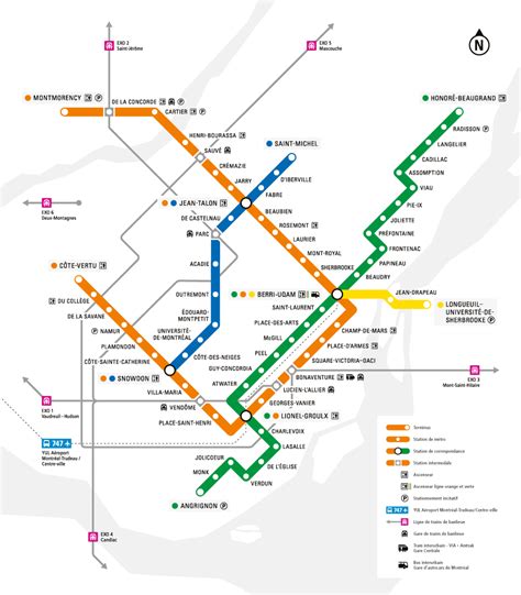 Accès Au Métro Par Ascenseur Société De Transport De Montréal