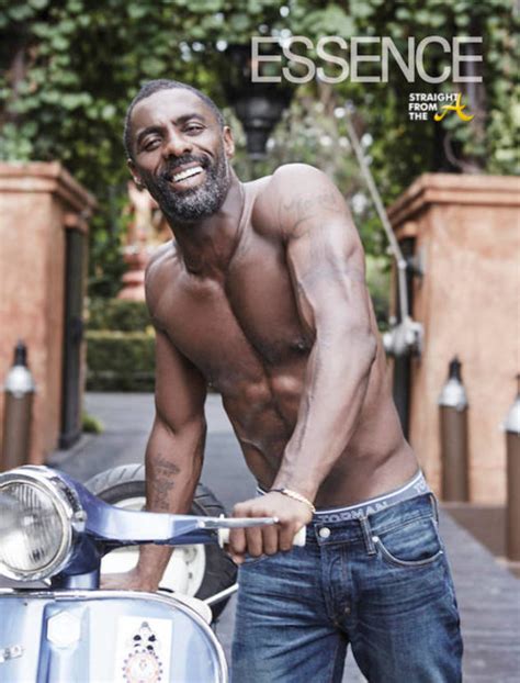 Hot Chocolate Idris Elba Goes Shirtless For Essence Magazines August