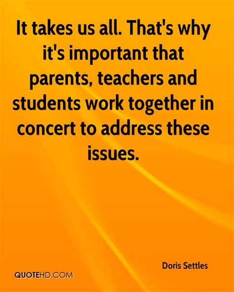 Quotes About Parents And Teachers Working Together Quotesgram