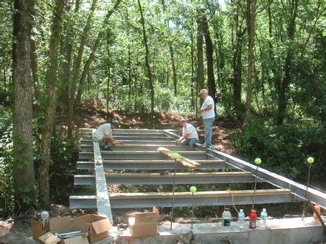 Building A Wooden Bridge Over A Creek Plans Diy Free