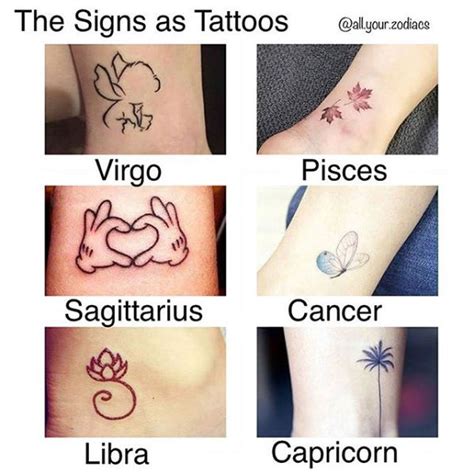 Piscis Virgo Tattoo Sagittarius And Cancer Tattoos