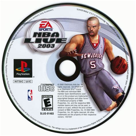 Nba Live 2003 Cover Or Packaging Material Mobygames