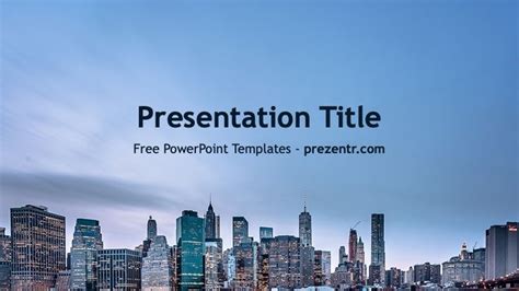 New York City Powerpoint Template Free Printable Templates