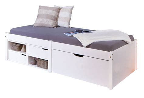 Preise vergleichen und bequem online bestellen! ebuy24 Bett »Farvo Bett 90x200 cm weiss.« kaufen | OTTO