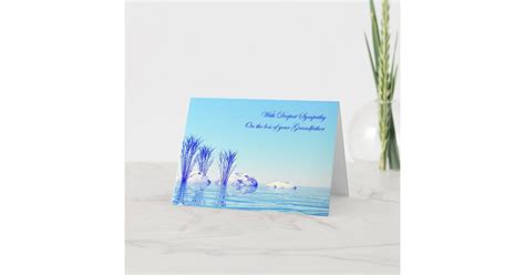 With Sympathy On Loss Of Grandfather Card Zazzle