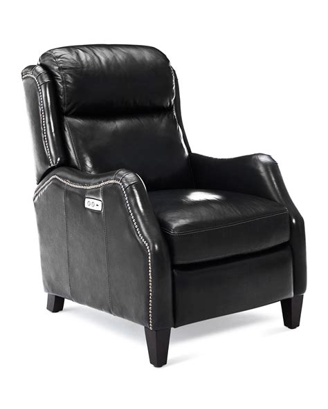 Bernhardt Cleo Leather Powered Recliner Chair