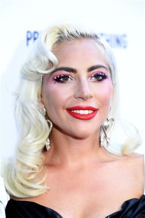 Lady Gaga With Platinum Hair What Is Lady Gagas Natural Hair Color Popsugar Beauty Photo 16