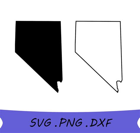 Nevada Svg Nevada State Svg Nevada Outline Svg Outline Of Etsy