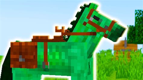 Segredo Como Conseguir O Cavalo Zombie Do Minecraft Youtube