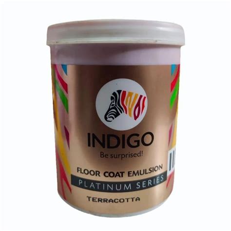 Indigo Platinum Series Floor Coat Emulsion Paint Packaging Size 1