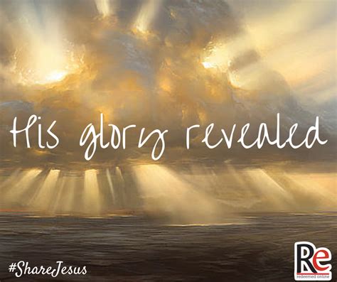 Please know that god loves and values you. His Glory Revealed - Redeemed Online