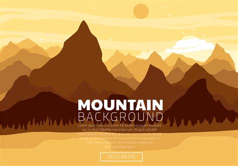 Mountain Landscape Vector Design 251799 - Download Free Vectors ...