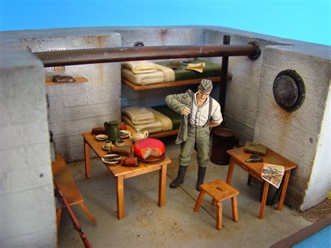 My Mini World 42 Diorama German Wwii Bunker 135 Bunker Kit