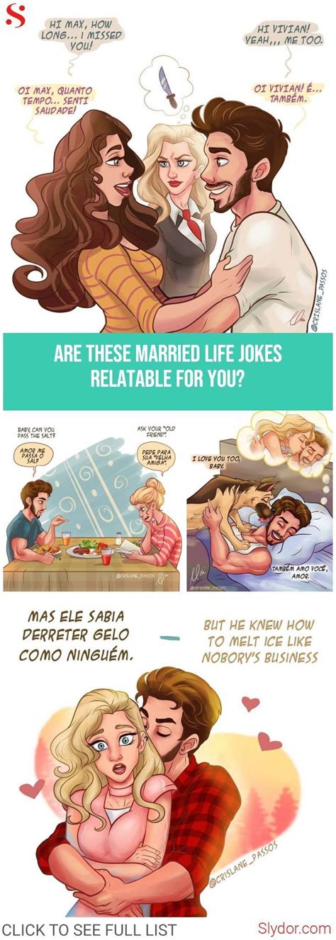 are these married life jokes relatable for you part 4 funny comics funny work jokes