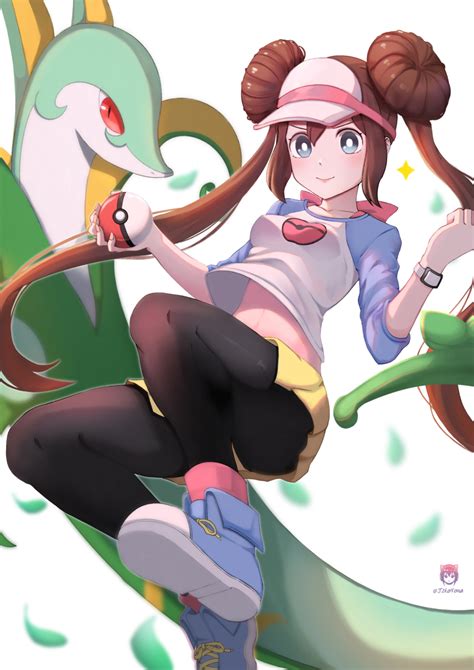 Yona Pixiv Rosa Pokemon Serperior Creatures Company