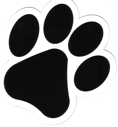 Wildcat Paw Print Clip Art