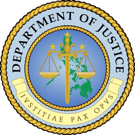 Department Of Justice Philippines Logo Clipart Full Size Clipart Pinclipart