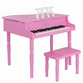 Zeny Childs 30 key Toy Grand Baby Piano w/ Kids Bench Wood Pink New ...