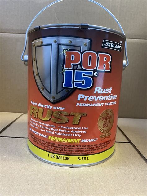 How To Apply Por 15 Rust Prevention Paint Por15 Rust Preventive