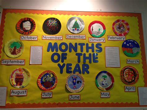 Months Of The Year Display February Month October November