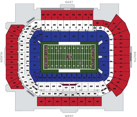 Texas A M Stadium Seating Chart