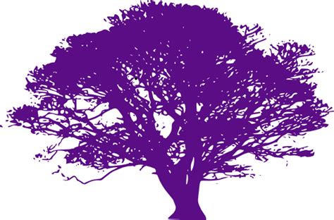 Purple Tree Clip Art At Vector Clip Art Online Royalty