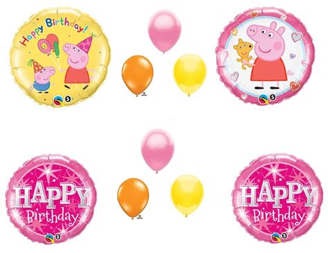 Peppa Pig Birthday Party Balloons Decorations By Summersnowokc
