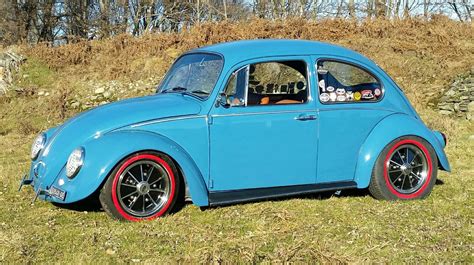 Cal Look Beetle Vintage Cool Blue Volkswagen Vw Beetles Vw Bug