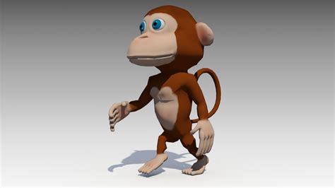 Monkey Animations 3d Model Turbosquid 1153174