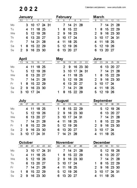 Free Calendar Numbers Printable Pdf