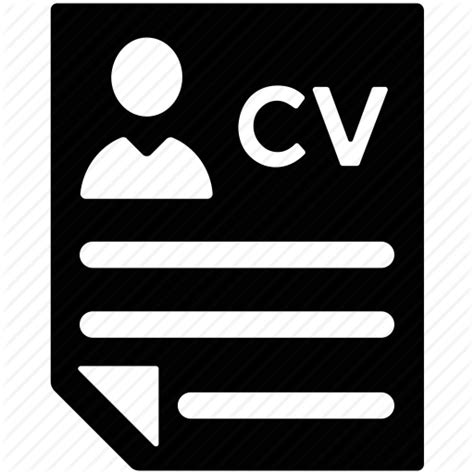 Cv Icon 110265 Free Icons Library