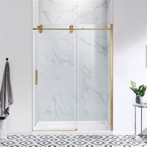 Gold Shower Doors At