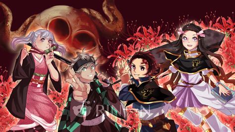 Black asta, black clover, kimetsu no yaiba, katana, swordartonline. PC Anime Black Clover Nero Wallpapers - Wallpaper Cave