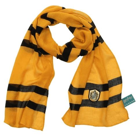 Hufflepuff Crest Lightweight Scarf Quizzic Alley Licensed Harry