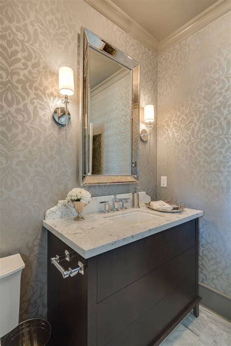 Wallpaper Inspiration Powder Room Ideas Elegant Powder Room Mirror