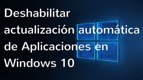 Como Desactivar Las Actualizaciones Automaticas De Aplicaciones En