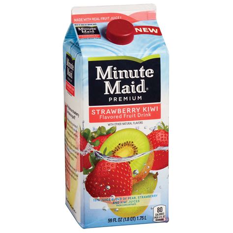 Minute Maid Premium Strawberry Kiwi Flavored Fruit Drink Shop Juice At H E B