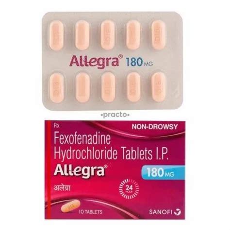 Allegra 180 Mg Tablet At Rs 193strip Derma Care Anti Alergic In