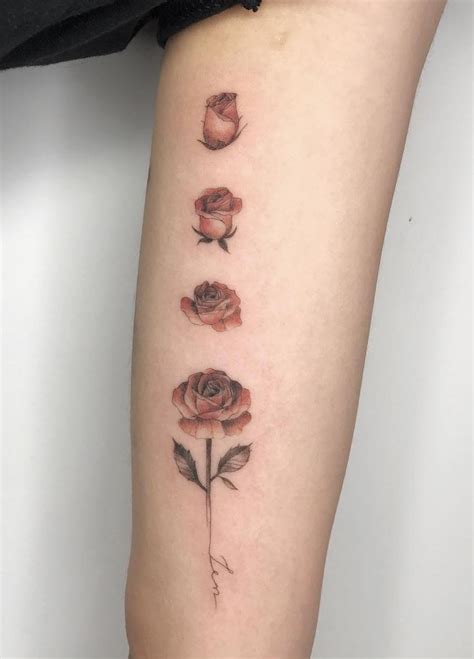 Blooming Rose Tattoo © Tattoo Artist Cheri Lee 💟🌹💟🌹💟🌹💟🌹💟 Bloom Tattoo