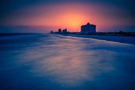Sunset From The Pier At Pensacola Beach Pensacola Beach Sunset Photo