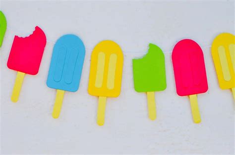 Diy Popsicle Garland Make Life Lovely