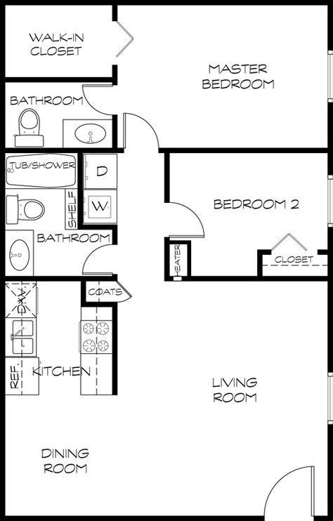 800 Sq Ft 2 Bedroom Cottage Plans Newhorizon Apartments Floor Plans