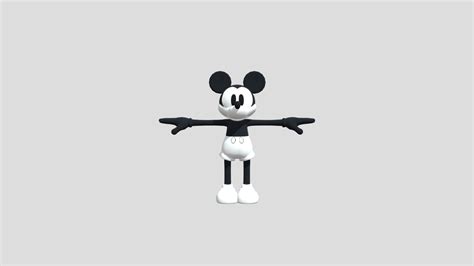 Epic Mickey Mickey Mouse Classic Download Free 3d Model By