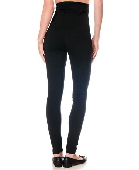 Lyst Jessica Simpson Postpartum Shaping Leggings In Black