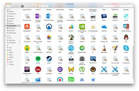Macos Los Iconos De Las Aplicaciones Del Mac Se Han Quedado