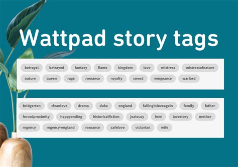 Tagging 101 How To Choose The Best Tags For Your Wattpad Story