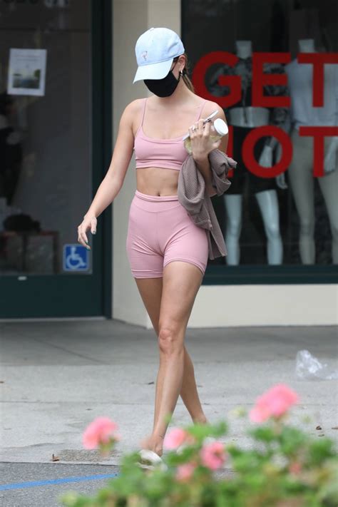 hailey baldwin looks sporty outside a pilates class in west hollywood 38 gotceleb