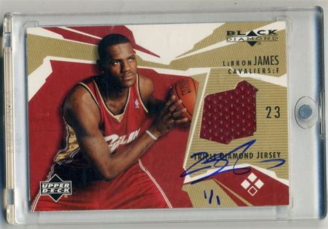 And he's already getting some huge offers to sell! Lebron James Autographed Jersey Card | Some Really Rad Cards | Pinter…